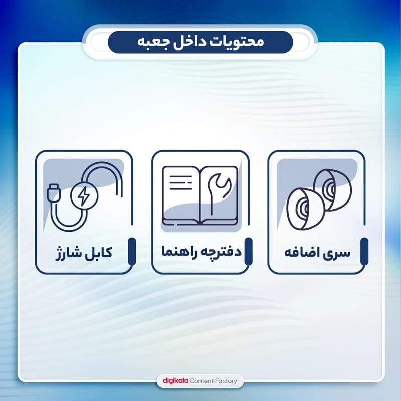 هدفون بلوتوثی لنوو مدل Live Pods GM2 Pro بدون قابلیت نویز کنسلینگ، درگاه شارژ USB Type-C، دارای دستیار صوتی، مقاوم در برابر رطوبت و عرق کد m21859 — تصویر ۶