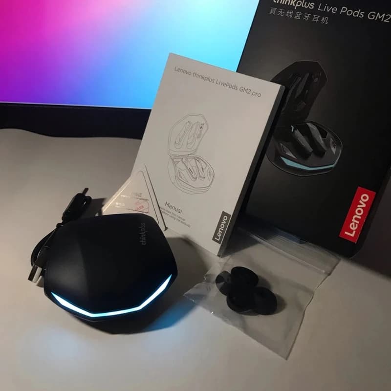 هدفون بلوتوثی لنوو مدل Live Pods GM2 Pro بدون قابلیت نویز کنسلینگ، درگاه شارژ USB Type-C، دارای دستیار صوتی، مقاوم در برابر رطوبت و عرق کد m21859 — تصویر ۸