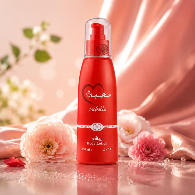 لوسیون بدن محبة (Mohabba Body Lotion) با رایحه دلپذیر و بافت سبک — تصویر ۴