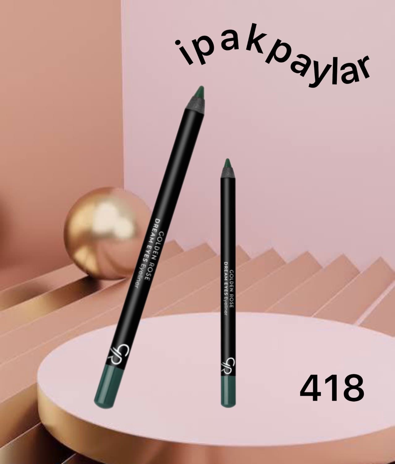 مداد چشم دریم گلدن رز شماره 418