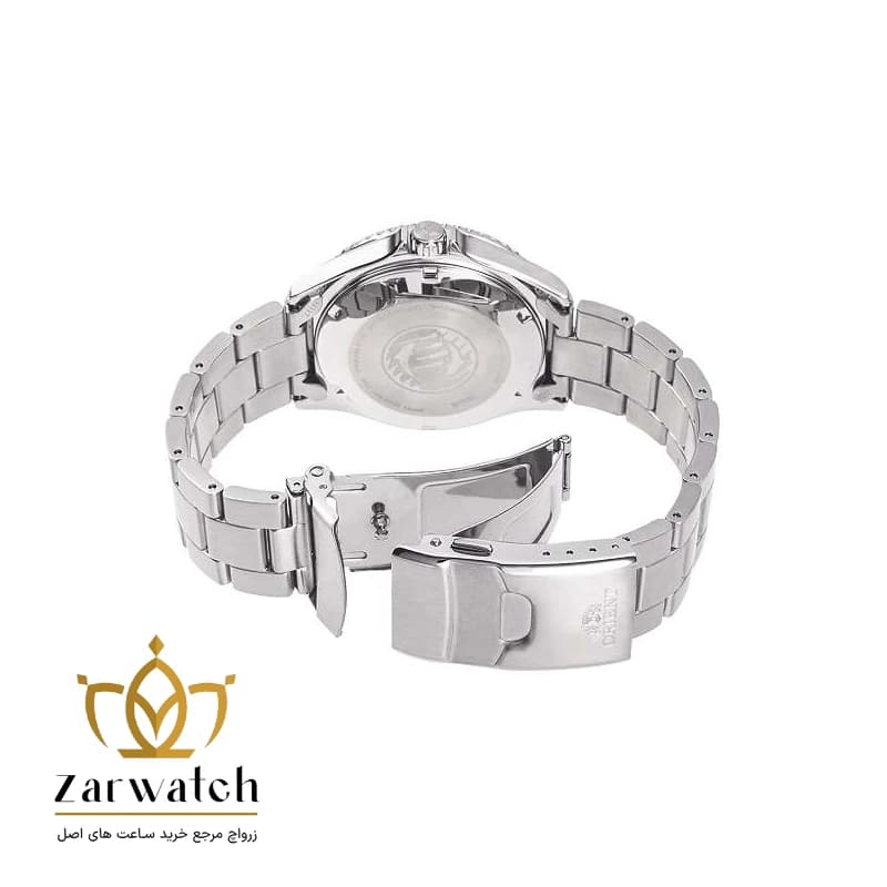 ساعت مچی مردانه اورینت مدل ORIENT RA-AA0810N19B – صفحه مشکی – بند استیل — تصویر ۲