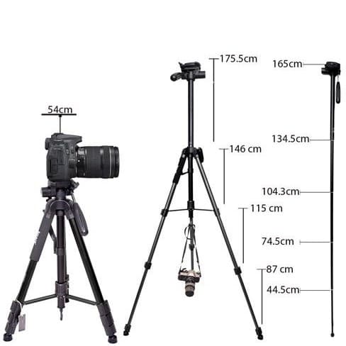 سه پایه دوربین جیماری مدل KP-2264 کدm21846 — تصویر ۲