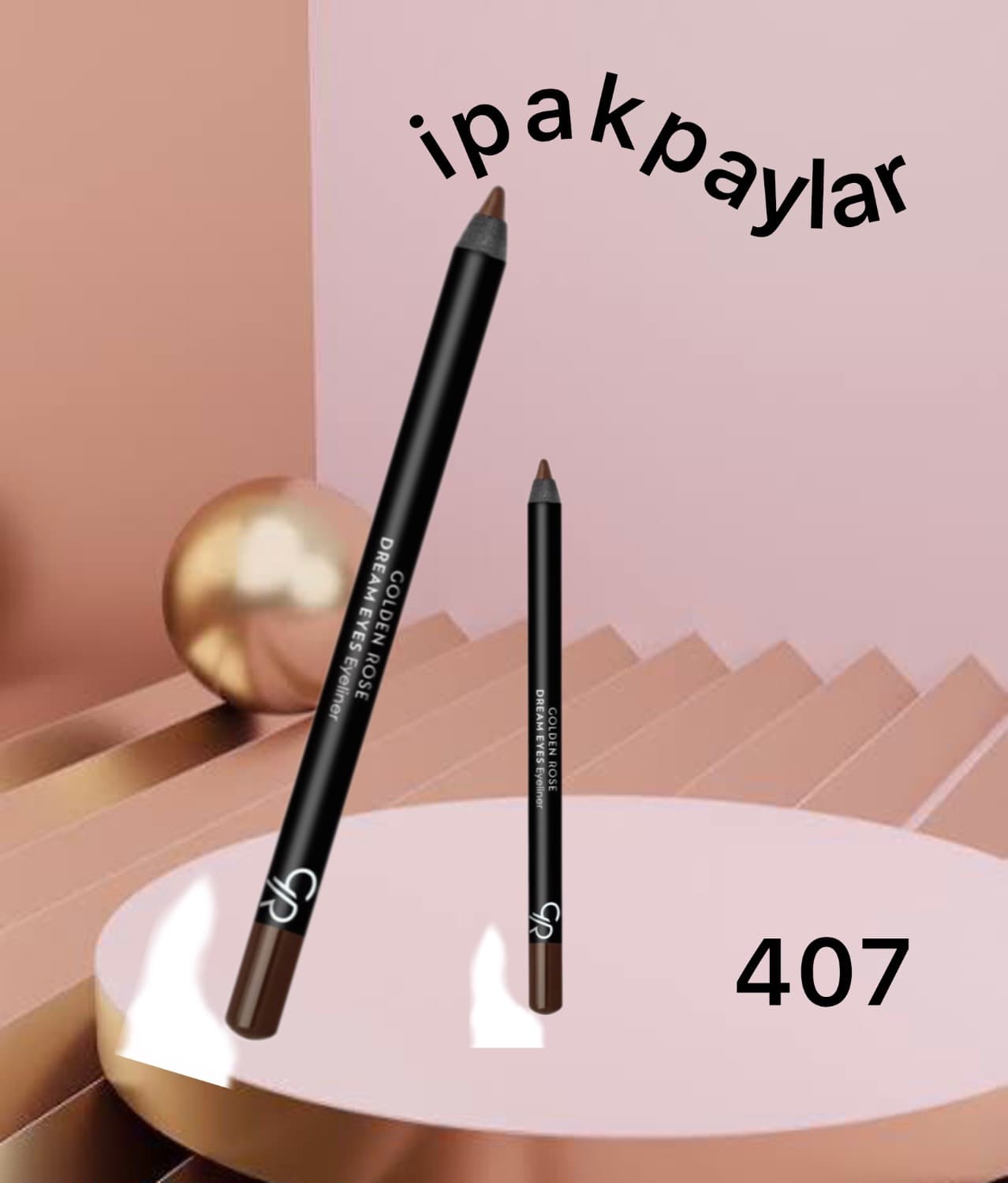 مداد چشم دریم گلدن رز شماره 407