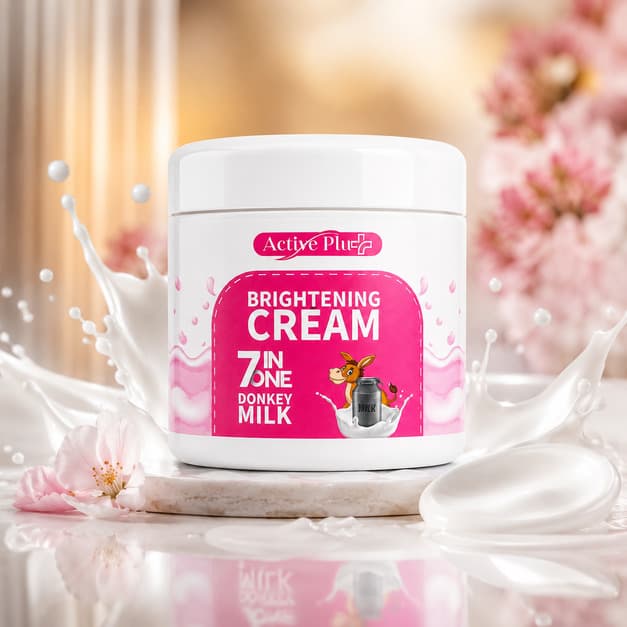 کرم روشن‌کننده 7 کاره Active Plus مدل Donkey Milk — تصویر ۵