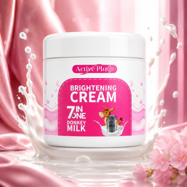 کرم روشن‌کننده 7 کاره Active Plus مدل Donkey Milk — تصویر ۳