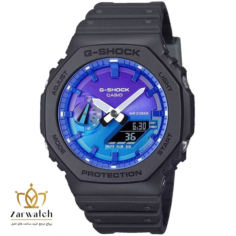 ساعت مچی مردانه کاسیو جی شاک مدل GA-2100FL-1ADR G-SHOCK
