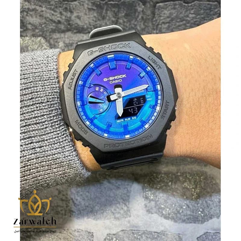ساعت مچی مردانه کاسیو جی شاک مدل GA-2100FL-1ADR G-SHOCK — تصویر ۴