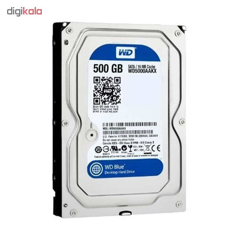 هارد دیسک اینترنال وسترن دیجیتال مدل WD BLUE WD5000AAKX ظرفیت 500 گیگابایت کدm21795 — تصویر ۳