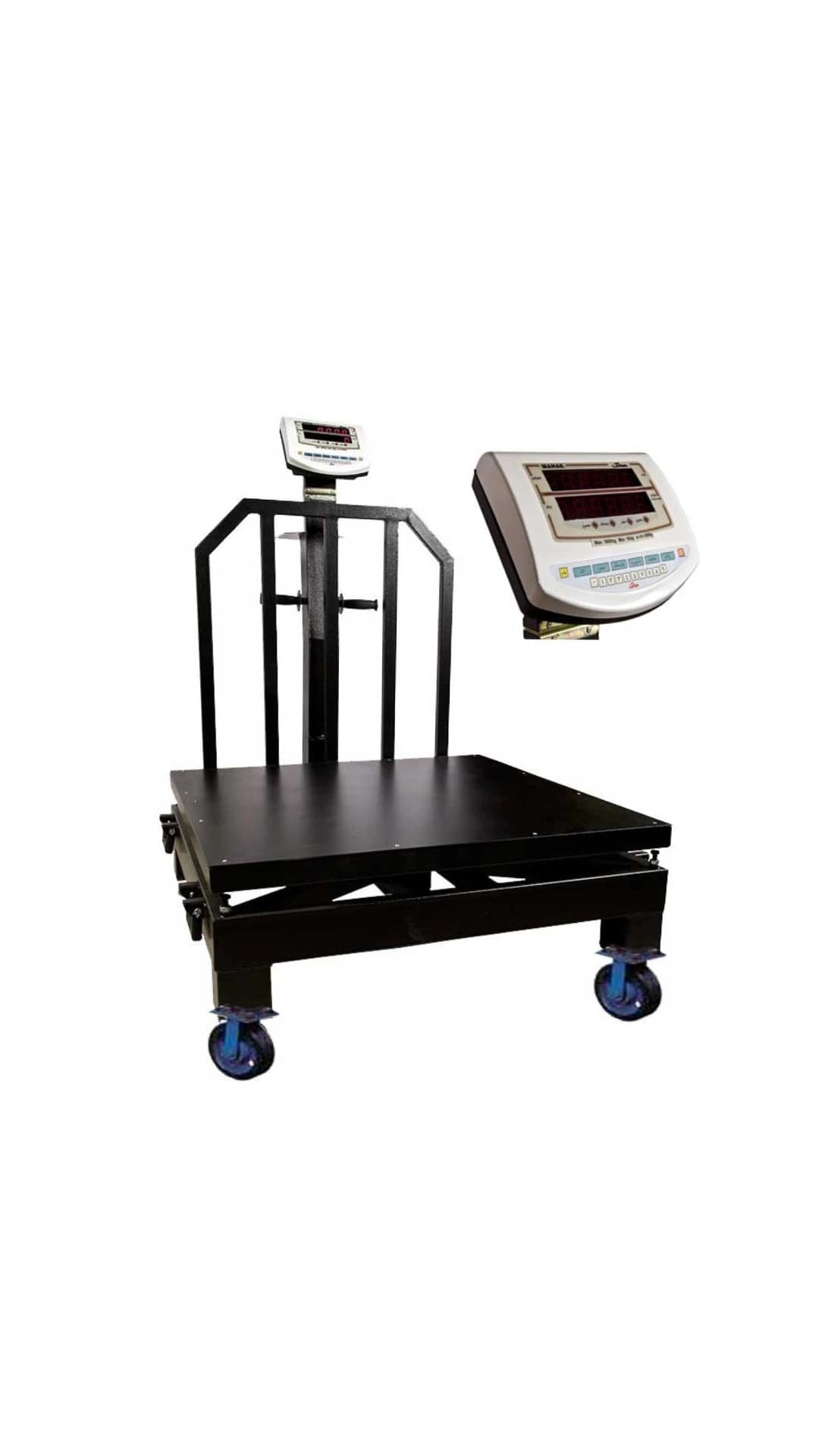 باسکول صنعتی محک 1/5 تن – 1500 کیلوگرمی 120 در 120 چرخدار پاترولی (گارانتی اصالت کالا)
