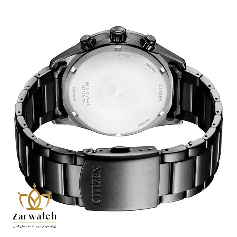 ساعت مچی مردانه سیتیزن مدل Citizen CA0775-87X – صفحه سبز – بند استیل — تصویر ۲
