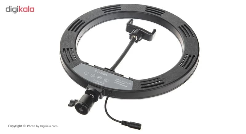 رینگ لایت مدل YQ-320A به همراه پایه کدm21785 — تصویر ۵