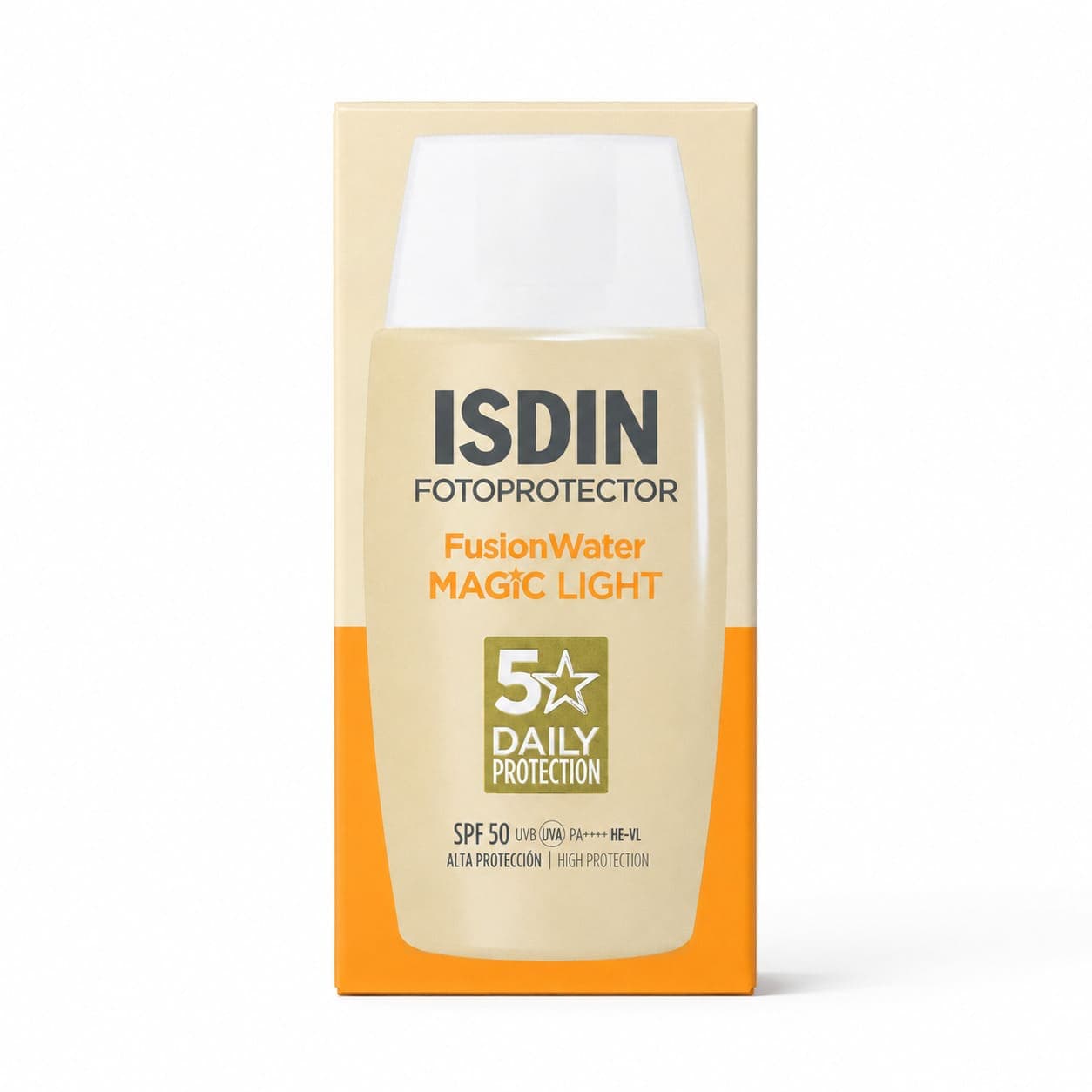 ضدآفتاب ایزدین مدل Fotoprotector Fusion Water Magic Light SPF50