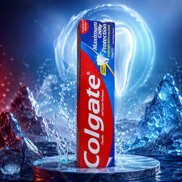 خمیردندان Colgate Maximum Cavity Protection مدل تقویت‌کننده مینای دندان با کلسیم و فلوراید — تصویر ۶