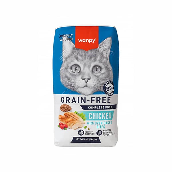 غذای خشک گربه ونپی بدون غلات طعم مرغ Wanpy Grain Free Chicken ( 1.5 کیلویی)