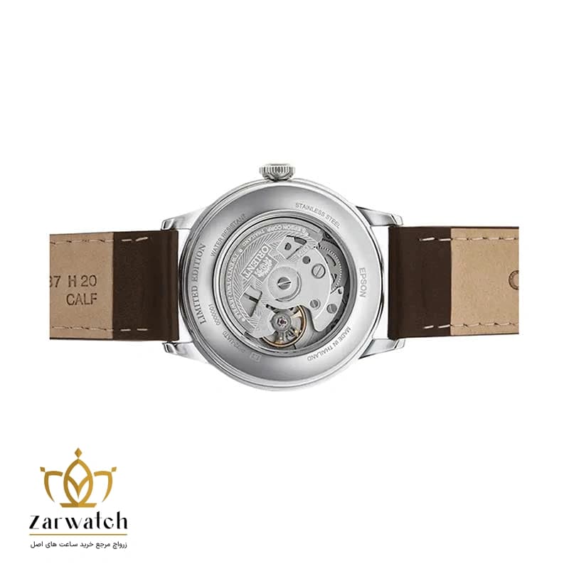 ساعت مچی مردانه اورینت مدل RA-AC0M14L30B – صفحه سفید – بند چرم — تصویر ۲