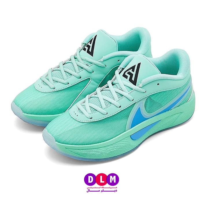 کفش بسکتبال نایک زوم فریک 6 رنگ سبز آبی/ Nike Zoom Freak 6