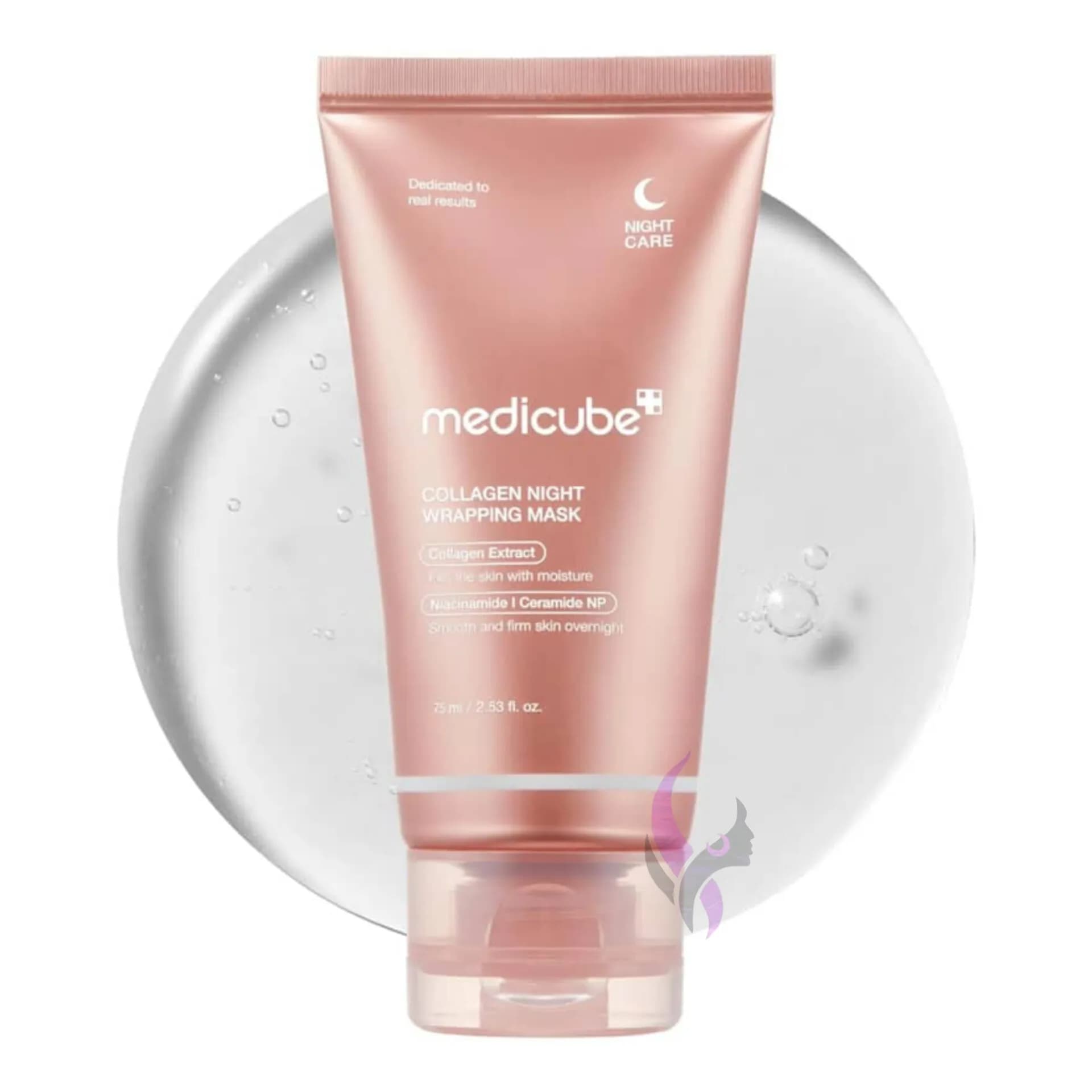 ماسک شب مرطوب کننده و جوانساز کلاژن مدی کیوب Medicube مدل Collagen Night Wrapping Mask(75 میل)