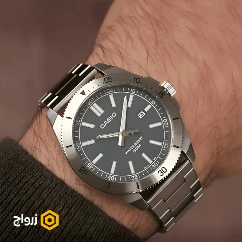 ساعت مچی مردانه کاسیو مدل MTP-B155D-3EVDF — تصویر ۲