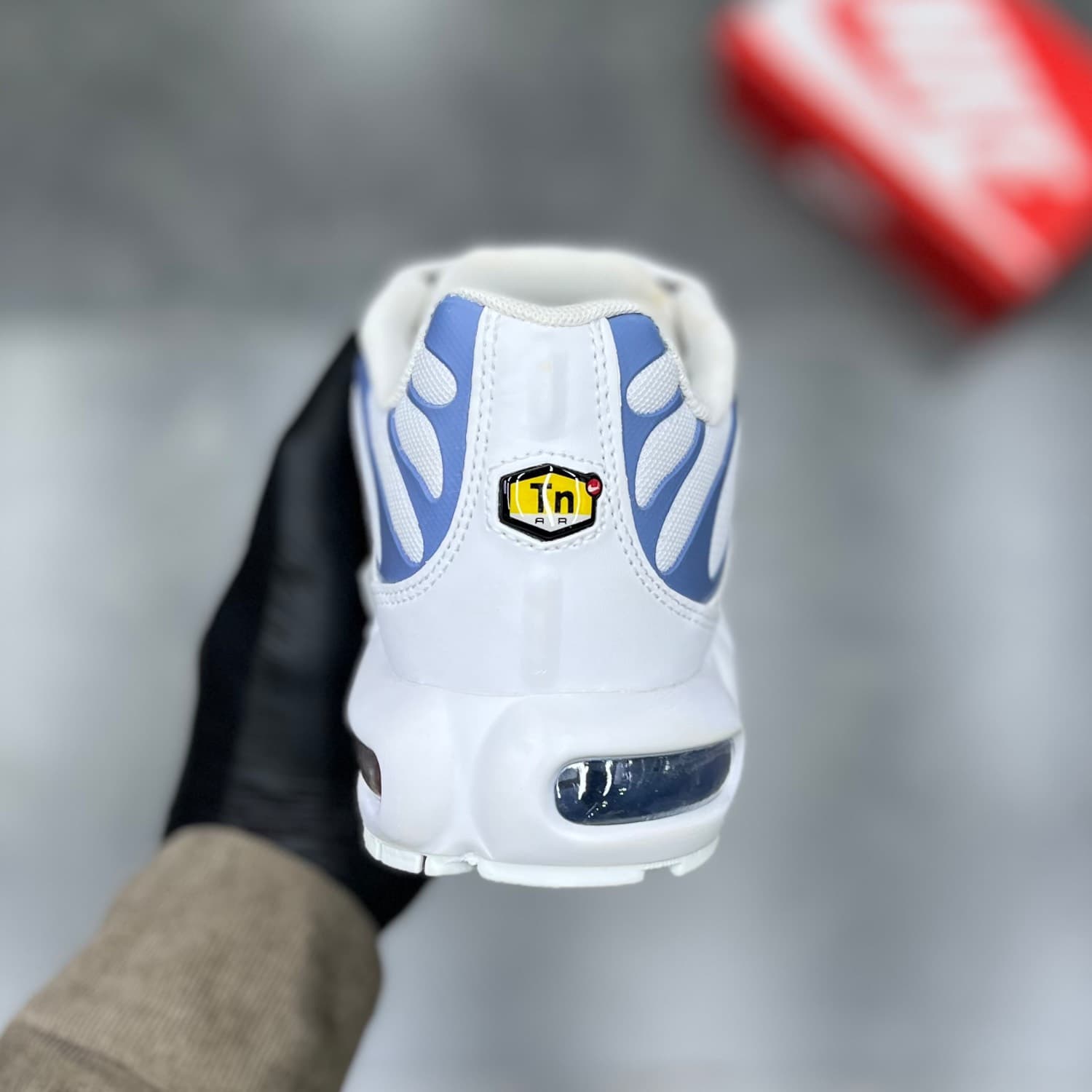 نایک ایرمکس پلاس تی ان سفید آبی Nike Air Max Plus Tn Blue White — تصویر ۴