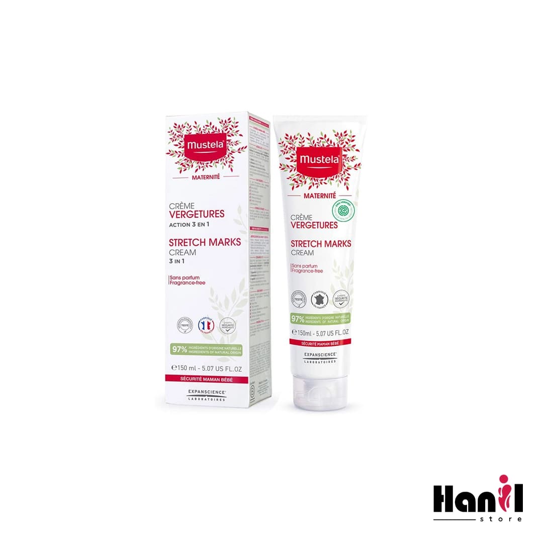کرم رفع ترک های پوستی شکم موستلا Mustela (150 میلی لیتر) (معطر) — تصویر ۲