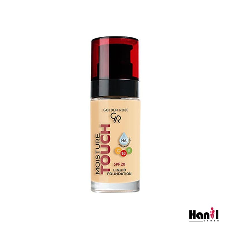 کرم پودر گلدن رز مدل MoistureTouch
