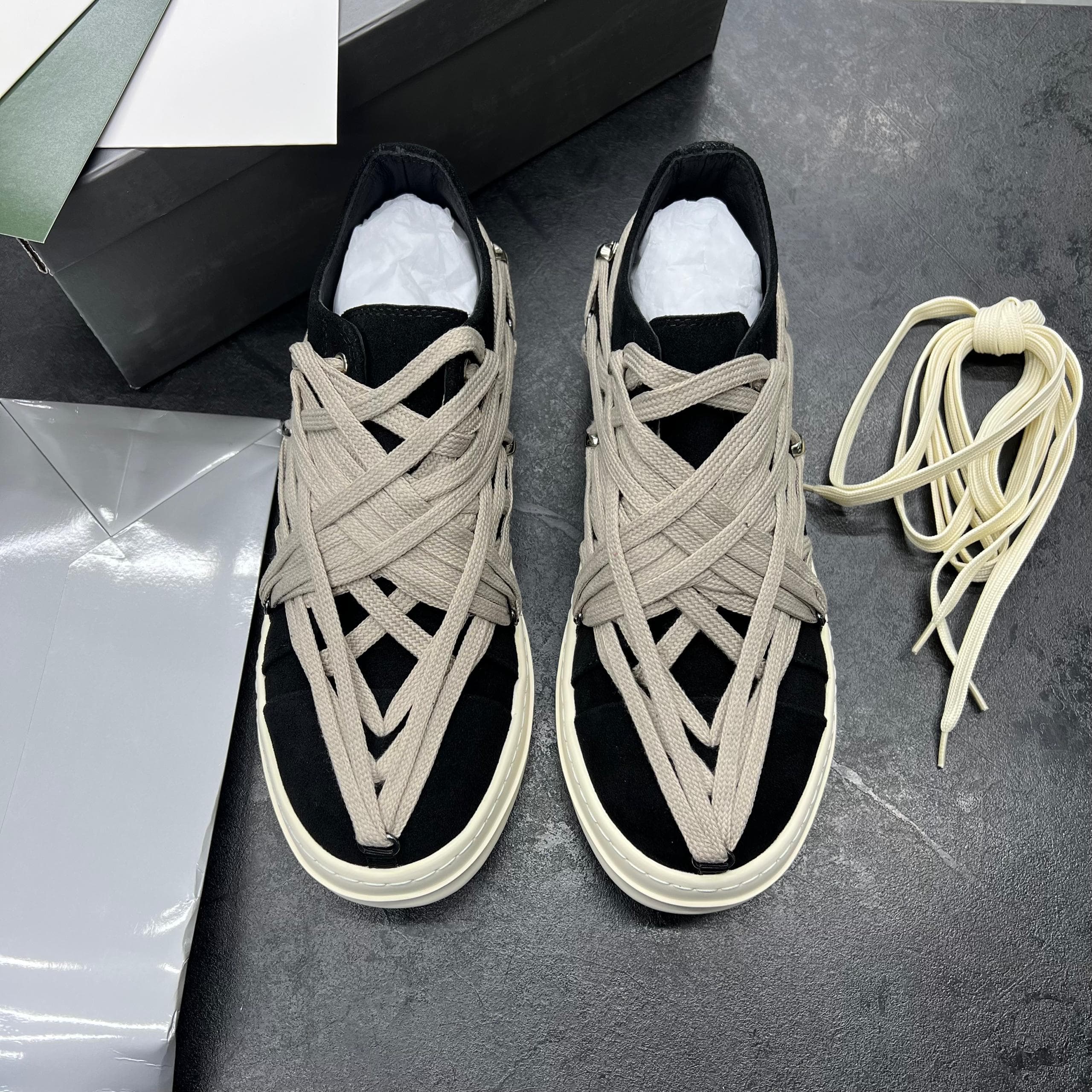 ریک اونز دارک شدو لو (رپلیکا کوالیتی)RICK OWENS DRKSHDW CONCORDIANS MEGALACE HIGH — تصویر ۲