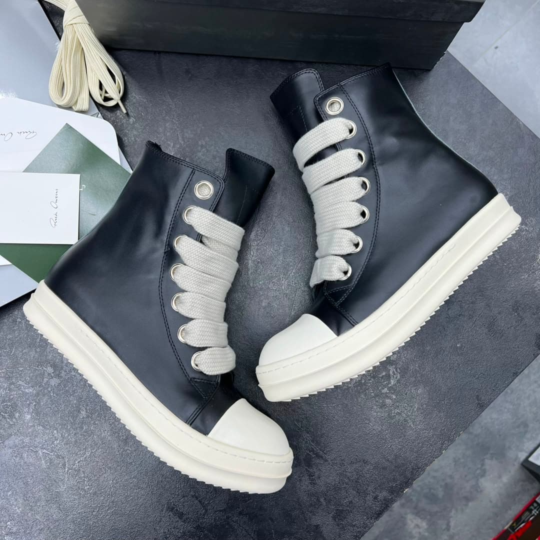 ریک اونز جامبو لیس های (رپلیکا کوالیتی) RICK OWENS JUMBO LACE HIGH — تصویر ۳
