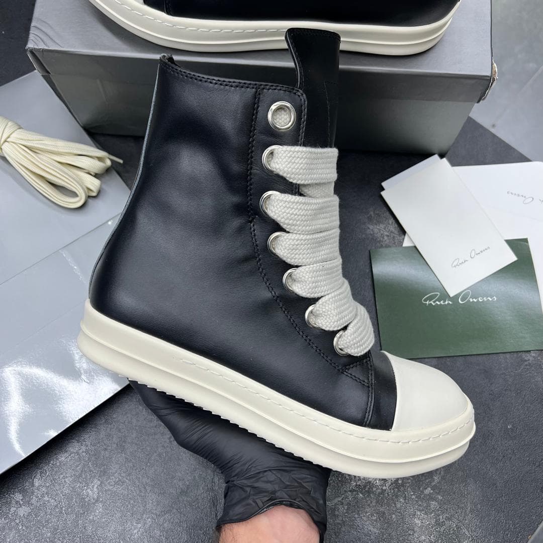 ریک اونز جامبو لیس های (رپلیکا کوالیتی) RICK OWENS JUMBO LACE HIGH