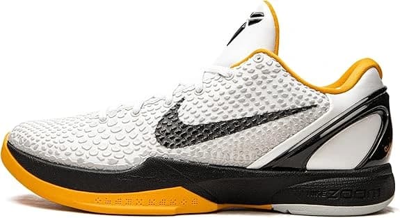 کفش بسکتبال نایکی کوبی 6 رنگ سفید و زرد – Nike Kobe 6 White Yellow — تصویر ۵