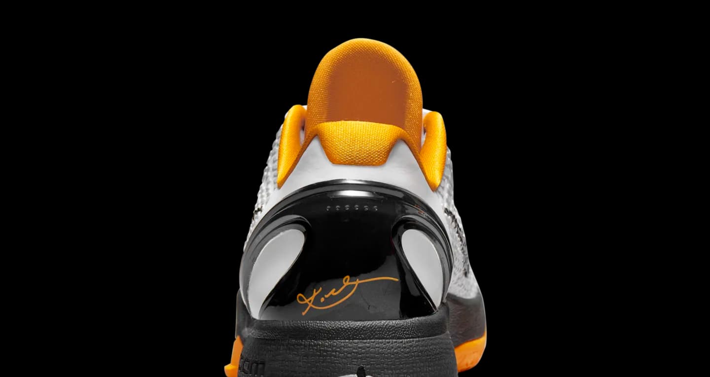 کفش بسکتبال نایکی کوبی 6 رنگ سفید و زرد – Nike Kobe 6 White Yellow — تصویر ۶