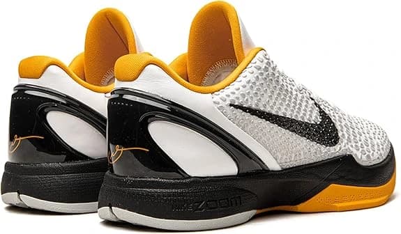 کفش بسکتبال نایکی کوبی 6 رنگ سفید و زرد – Nike Kobe 6 White Yellow — تصویر ۴