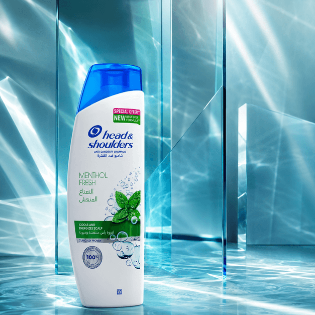 شامپو ضد شوره و خنککننده هد اند شولدرز مدل Menthol Fresh — تصویر ۴