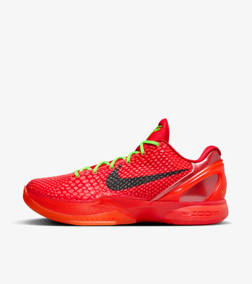 کفش بسکتبال نایکی کوبی 6 رنگ قرمز / Nike Kobe 6 red — تصویر ۲