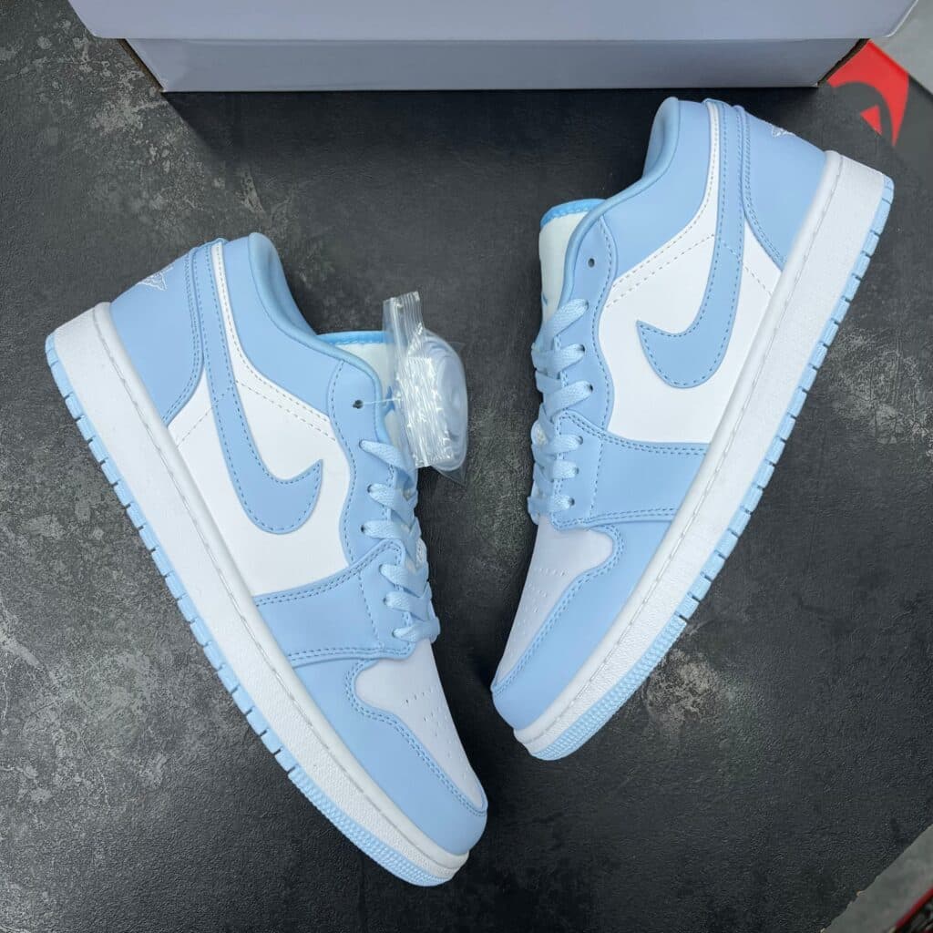 جردن وان لو ایس بلو Air jordan 1 low ice blue — تصویر ۶