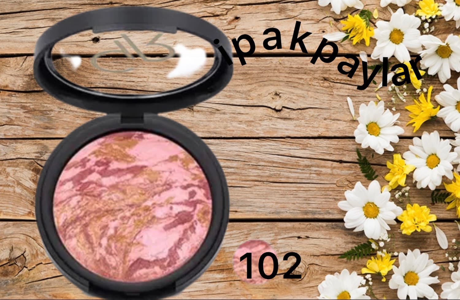 رژگونه گلدن رز مدل Terracotta Stardust شماره 102