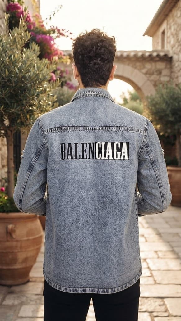 پيراهن جين مردانه Balenciaga — تصویر ۲