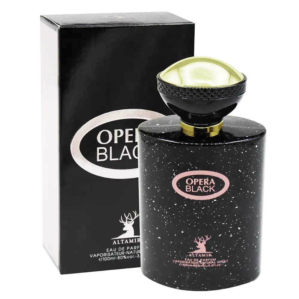 ادکلن زنانه آلتامیر مدل اپرا بلک (Opera Black) حجم 100 میلی لیتر – مشابه رایحه ادکلن ایو سن لورن بلک اپیوم
