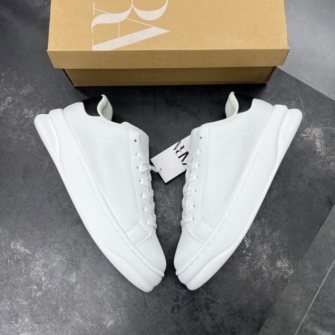 زارا سفید بیسیک ZARA BASIC SNEAKERS — تصویر ۳