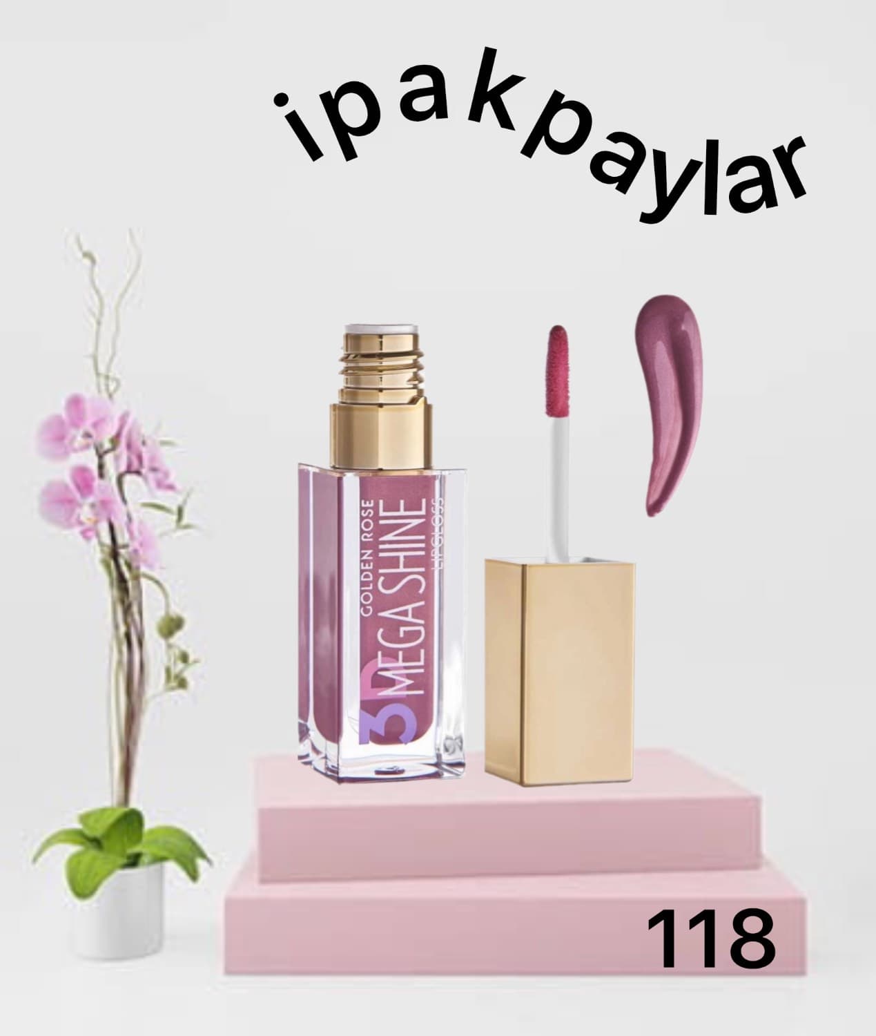 لیپ گلاس گلدن رز مگاشاین شماره 118