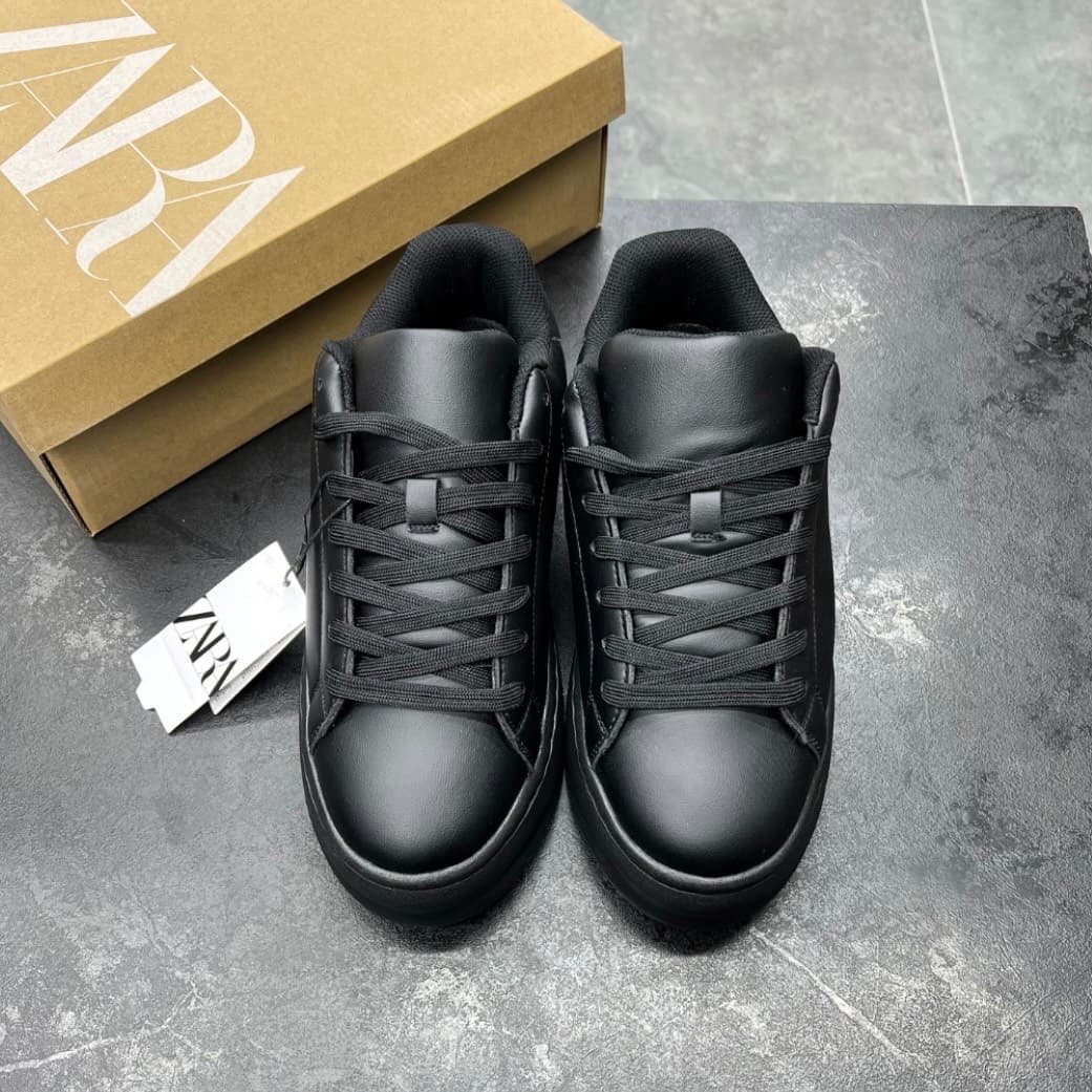 زارا مشکی بیسیک ZARA BASIC SNEAKERS — تصویر ۲