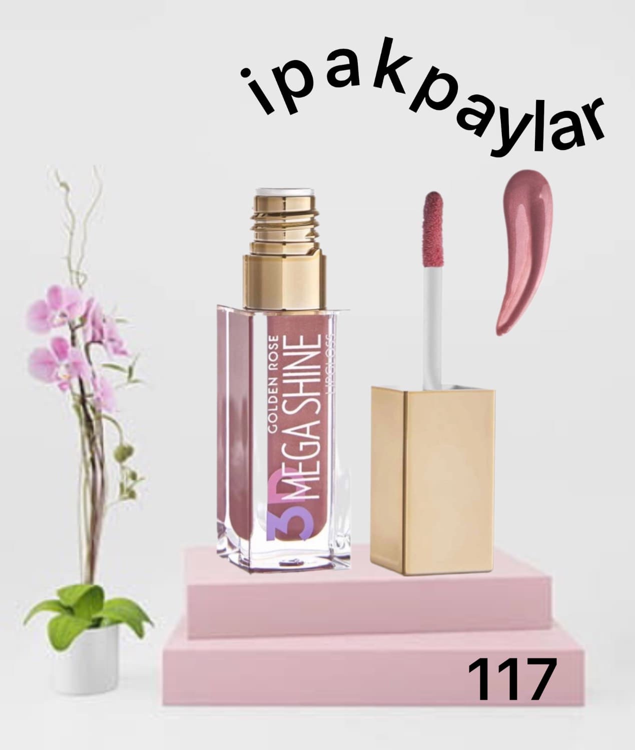 لیپ گلاس گلدن رز مگاشاین شماره117