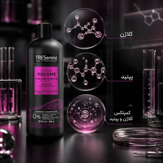 شامپو حجمدهنده ترزمه مدل 24 Hour Volume (حجم 828 میل) — تصویر ۲