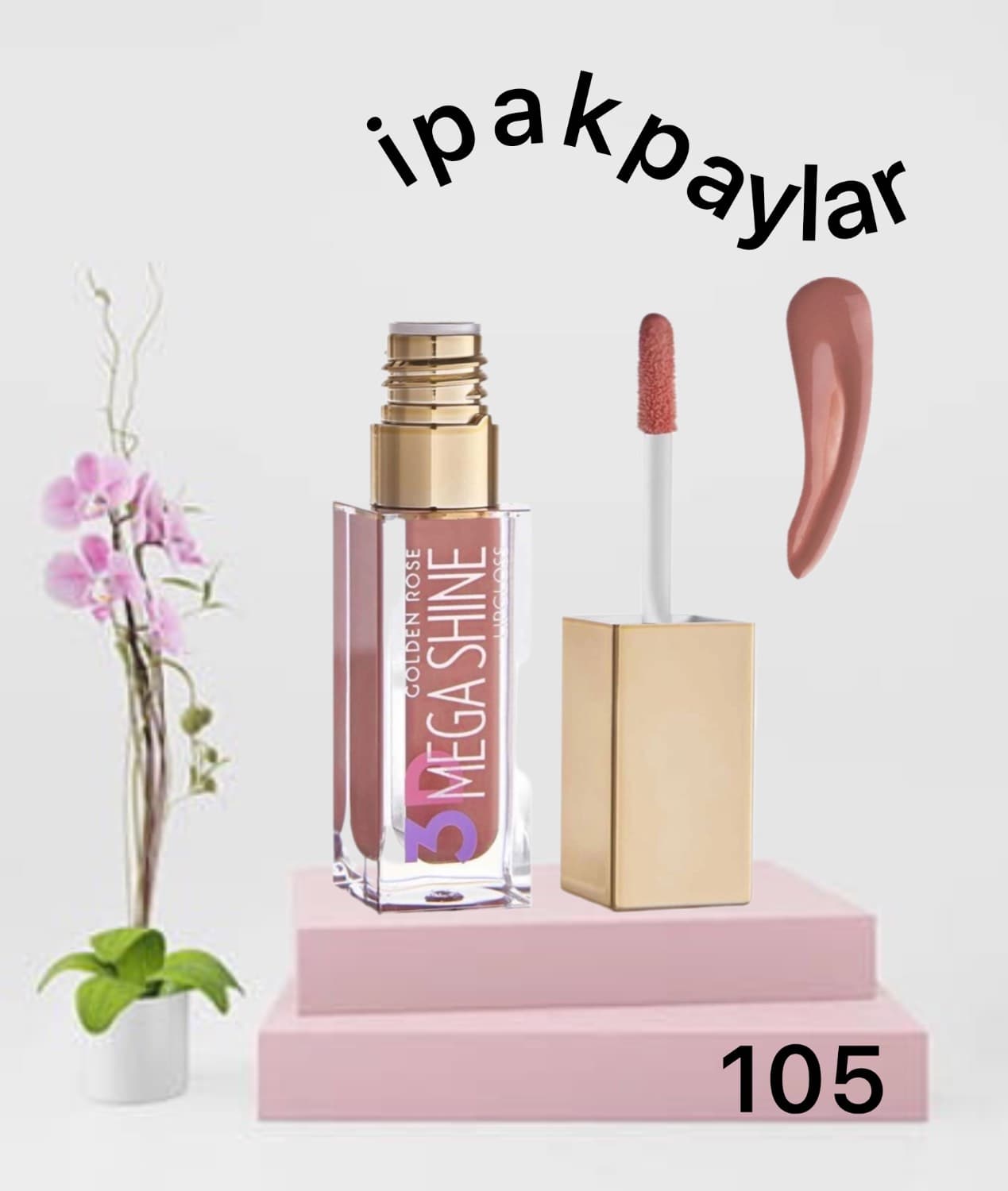 لیپ گلاس گلدن رز مگاشاین شماره 105