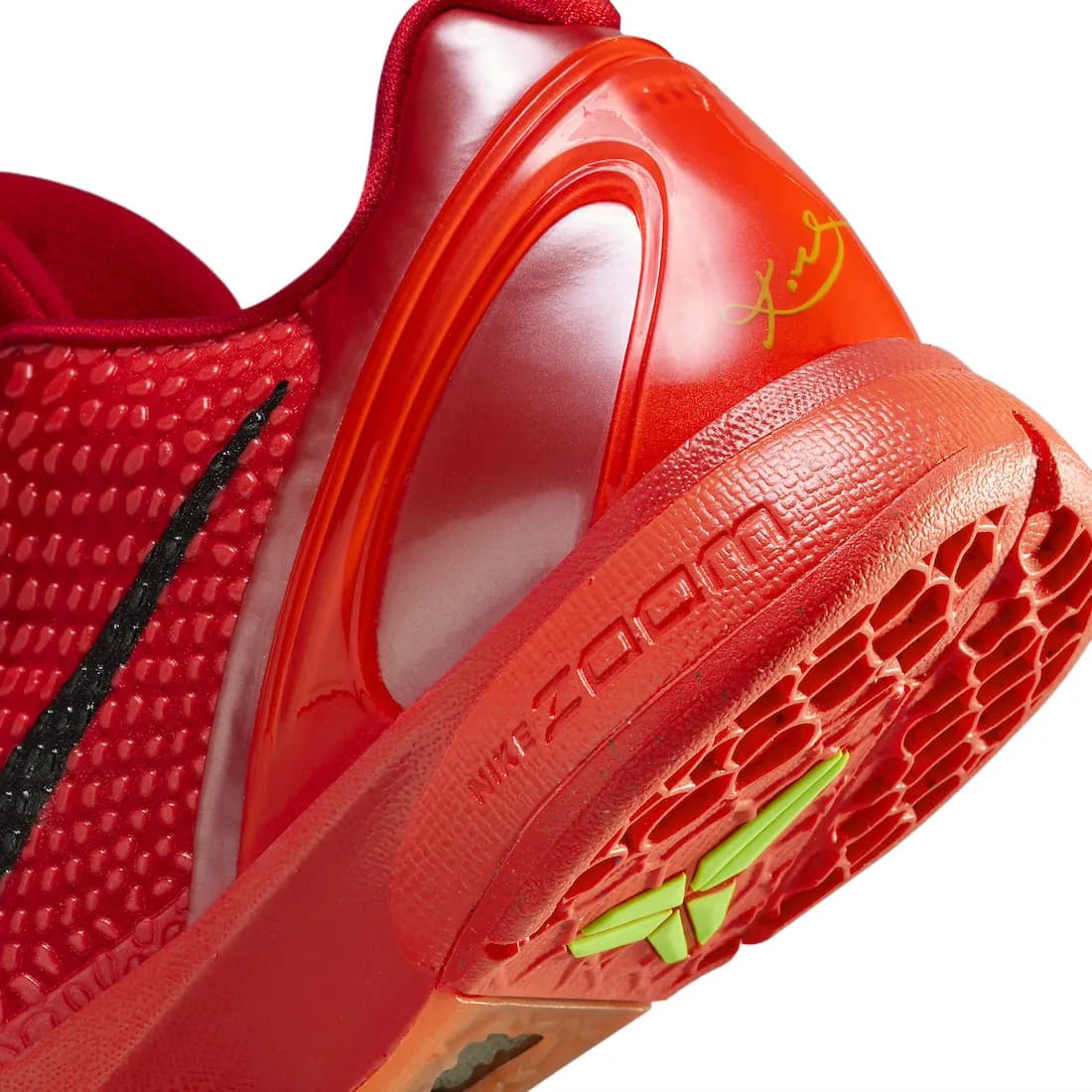 کفش بسکتبال نایکی کوبی 6 رنگ قرمز – Nike Kobe 6 red — تصویر ۸