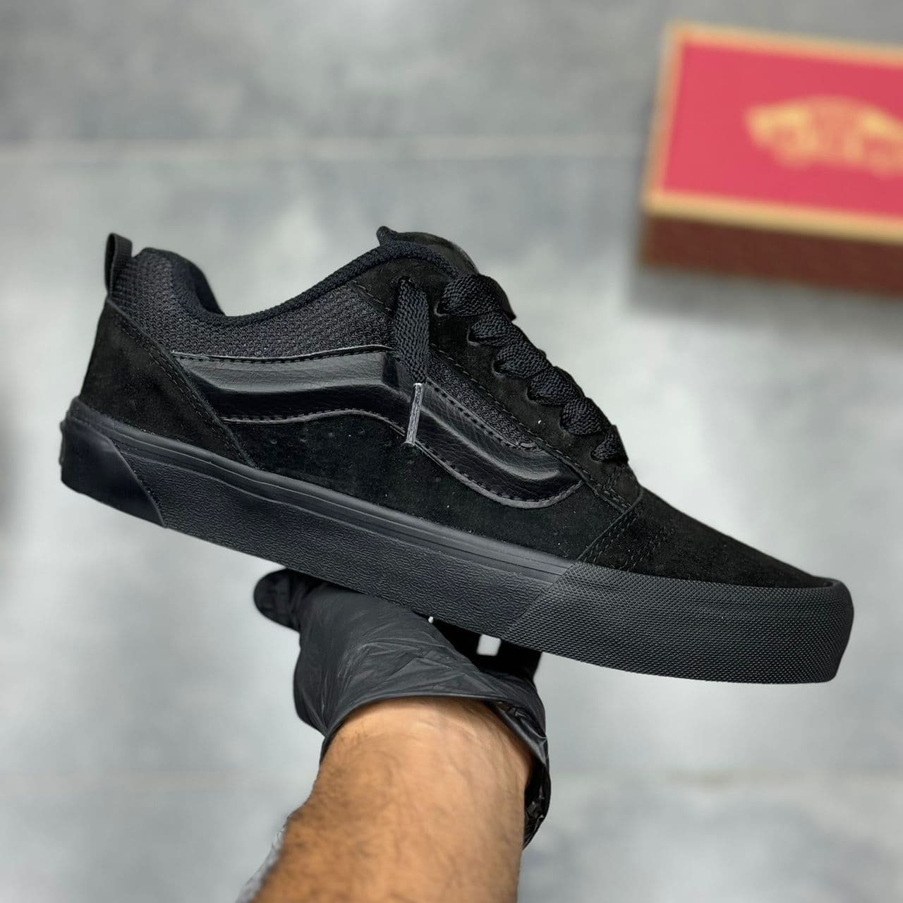 ونس کنو اسکول تریپل بلک Vans Knu Skool (Triple Black)