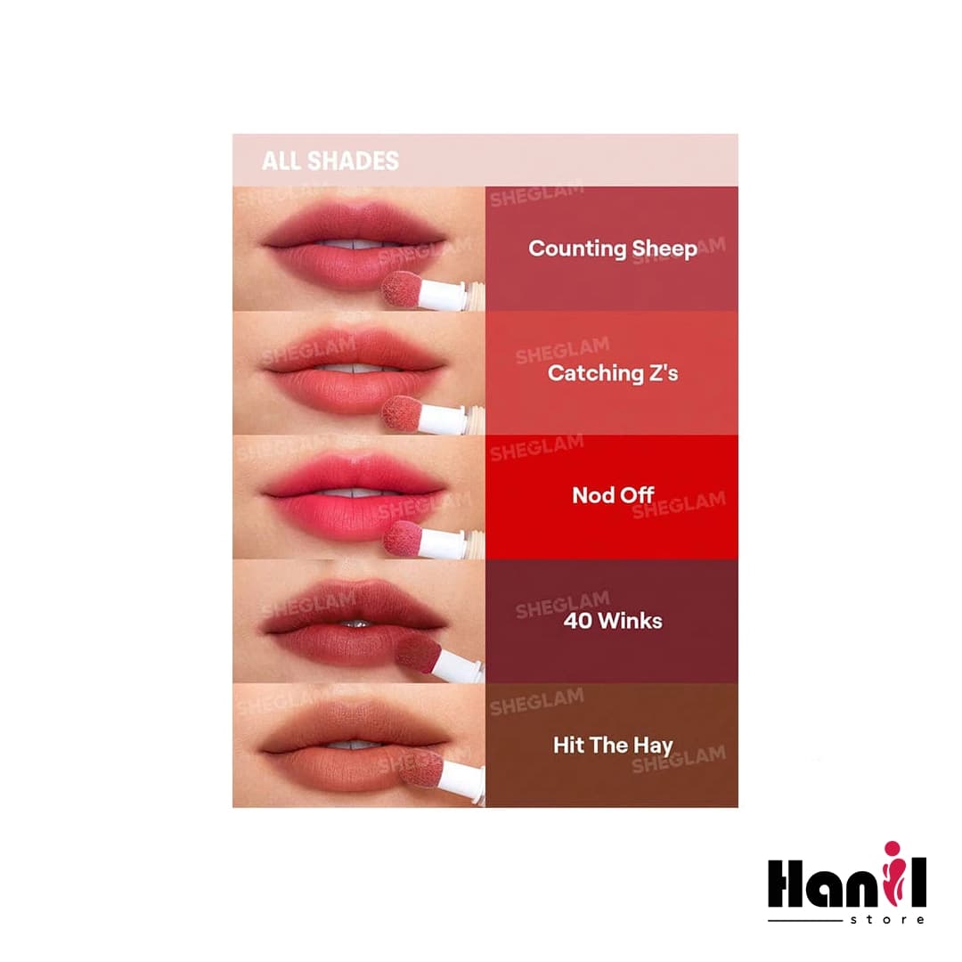 رژ لب مات مایع شیگلم مدل Pout Pillow Cushion — تصویر ۴