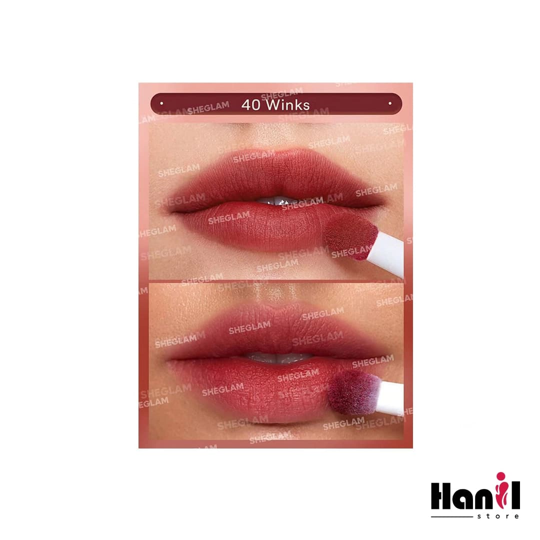 رژ لب مات مایع شیگلم مدل Pout Pillow Cushion — تصویر ۵