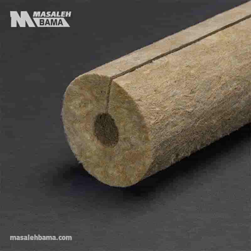 پشم سنگ لوله ای قطر8 و ضخامت25تارابگین