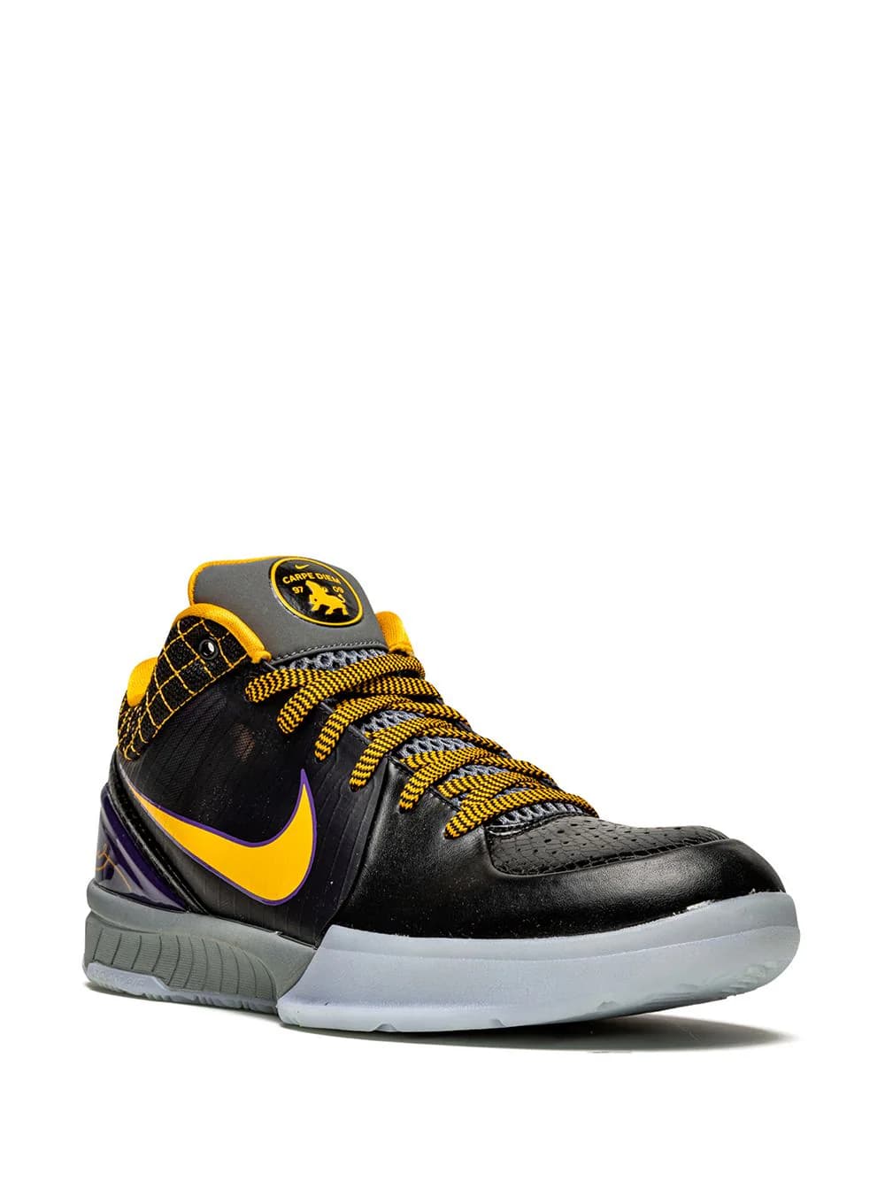 کفش بسکتبال نایکی کوبی 4 رنگ مشکی زرد – Nike Kobe 4 — تصویر ۲