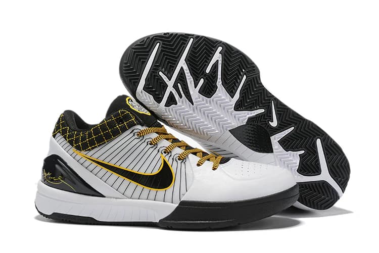 کفش بسکتبال نایکی کوبی 4 رنگ سفید مشکی – Nike Kobe 4 — تصویر ۶